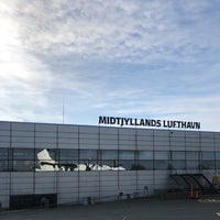 Photo taken at Midtjyllands Airport (KRP) by Jens D. on 3/23/2018