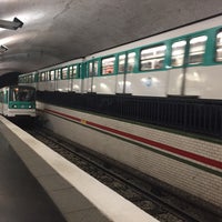 Photo taken at Métro Mirabeau [10] by Huguette R. on 5/14/2017