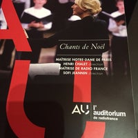 Photo taken at Auditorium de la Maison de la Radio by Huguette R. on 12/17/2017