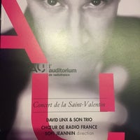 Photo taken at Auditorium de la Maison de la Radio by Huguette R. on 2/14/2018