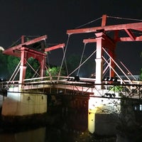 Photo taken at Jembatan Kota Intan by Emiel H. on 9/27/2017