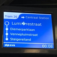 Photo taken at Tram 26 IJburg - Centraal Station by Emiel H. on 10/20/2018