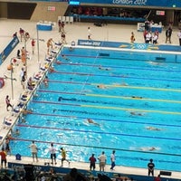 Photo taken at London 2012 Aquatics Centre by USA TODAY on 7/30/2012