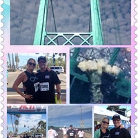 Photo taken at Conquer The Bridge Start Line by Renee S. on 9/3/2012