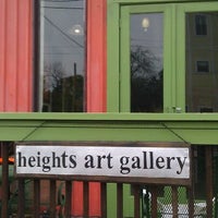 Photo taken at Heights Art Gallery by Gretchen L. on 3/10/2012
