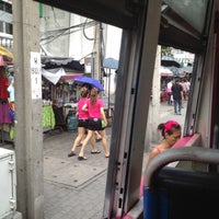 Photo taken at BMTA Bus Stop ตลาดบางปะกอก (Bang Pakok Market) by Kwang J. on 9/10/2012