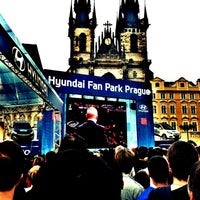 Photo taken at Hyundai Fan Park, Praha by Lookzo B. on 6/21/2012