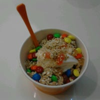 Photo taken at Orange Leaf Frozen Yogurt by Brittany S. on 9/4/2012