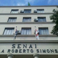 Photo taken at Escola SENAI &amp;quot;Roberto Simonsen&amp;quot; by Ronaldo R. on 8/11/2012