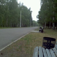 Photo taken at Остановка &amp;quot;Парк Победы&amp;quot; by Игорь Ф. on 7/26/2012
