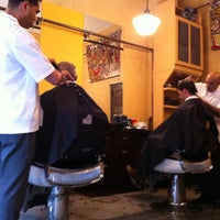 Photo taken at Chelsea Barbers by Paul H. on 8/7/2012