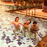 Photo taken at Poolside Tower A - Sudirman Park Apartment by Sheila S. on 5/4/2012