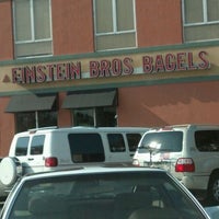 Photo taken at Einstein Bros Bagels by Dave G. on 5/27/2012