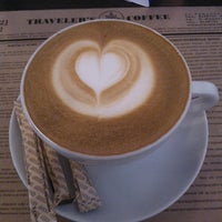 Photo taken at Traveler&#39;s Coffee by Roman G. on 2/26/2012