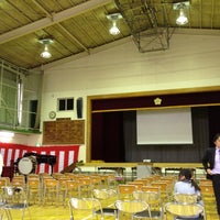 Photo taken at 江東区立毛利小学校 by Kazuhiko S. on 4/6/2012