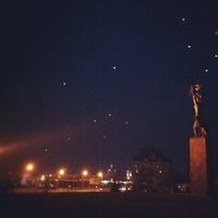 Photo taken at Сквер героев гражданской войны by Ilya I. on 4/14/2012