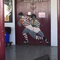 Photo taken at Doha Rugby Club by Ben D. on 1/14/2017