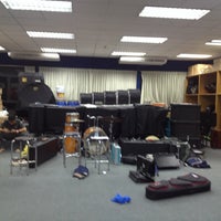 Photo taken at SG Marching Band Room by Danut T. on 8/15/2014