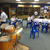 Photo taken at SG Marching Band Room by Danut T. on 6/21/2013