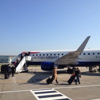 Photo taken at London City Airport (LCY) by Andreas E. on 5/3/2013