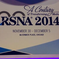 Photo taken at RSNA 2013 by Marco A. on 12/4/2013