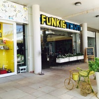 Photo taken at Cafe Funkie Town by Push on 4/3/2015