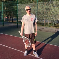 Photo taken at Kallahden tenniskenttä by Valto L. on 5/4/2016