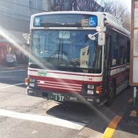 Photo taken at Chitose-Funabashi Sta. Bus Stop by Toshiaki I. on 1/24/2019
