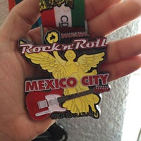 Photo taken at Rock &amp;amp; Roll Half Marathon Mexico City by Ana H. on 3/16/2015