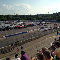 Photo taken at Hickory Motor Speedway by Chad S. on 6/14/2014