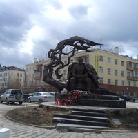 Photo taken at Памятник Кулаковскому by Alex E. on 4/29/2014