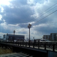 Photo taken at Мост возле сквера Дежнёва by Alex E. on 5/17/2014