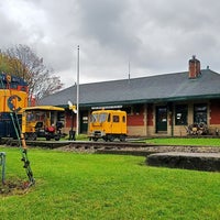 Photo taken at Lake Shore Railway Historical Museum by Ami H. on 10/30/2017