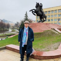 Photo taken at Памятник Евпатию Коловрату by Galina L. on 4/11/2019