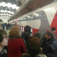 Photo taken at Поезд 075 (Санкт-Петербург - Москва) by Александр Д. on 2/9/2016