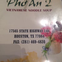 Photo taken at Pho An 2 by Mario C. on 12/17/2016