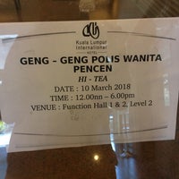 Das Foto wurde bei Kuala Lumpur International Hotel von natrah am 3/10/2018 aufgenommen