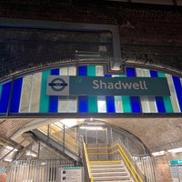 Photo taken at Shadwell DLR Station by Acki on 10/23/2023