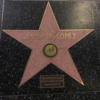 Photo taken at Jennifer Lopez&amp;#39;s Star, Hollywood Walk of Fame by Florian S. on 8/17/2018
