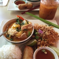 Photo taken at Kaosamai Thai Restaurant &amp;amp; Caterer&amp;#39;s by Tera D. on 6/23/2015