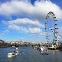 Photo taken at The London Eye by Esin K. on 2/8/2015