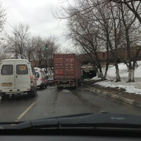 Photo taken at Тоннель под ж/д мостом by Den S. on 4/7/2013