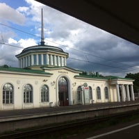 Photo taken at Pavlovsk railway station by Людмила Д. on 6/12/2015