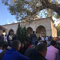 Photo taken at Isa Beg Mosque by Muhammet Ö. on 10/20/2017