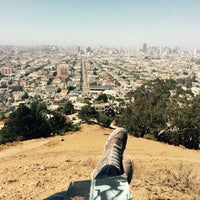 Photo taken at Bernal Heights Park by Danielle S. on 7/26/2015
