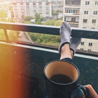 Photo taken at Любимый балкон ❤️ by Polina H. on 6/4/2018