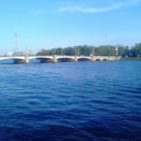 Photo taken at 19-й Каменноостровский мост by Кsandra K. on 5/17/2014