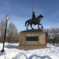 Photo taken at Памятник «Оренбургскому Казачеству» by Maria F. on 3/3/2017