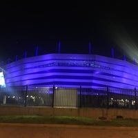 Photo taken at Kaliningrad Stadium by Elena Z. on 10/31/2021