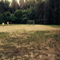 Photo taken at Футбольное поле by Дмитрий Р. on 6/7/2014